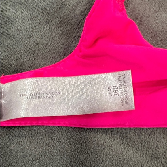 Victoria's Secret Hot Pink Double-Strap Demi Underwire Bra 36B - Picture 11 of 12